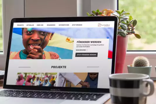 Humedica Internetauftritt – Webdesign von elfgenpick Humedica Internetauftritt – Webdesign von elfgenpick