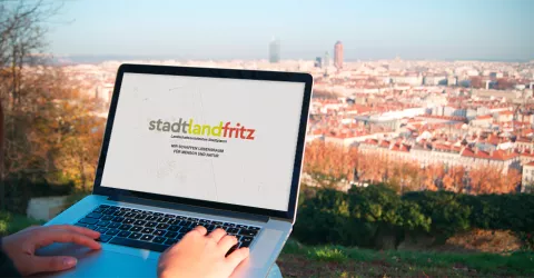 Mockups der Webseite StadtLandFritz 2