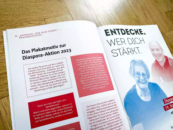  elfgenpick Werbeagentur Augsburg / Designagentur AugsburgPrint eines Heftes für die Bonifatiuswerke