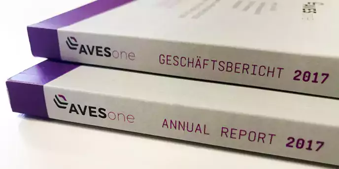 Geschäftsbericht - AvesOne - 2017 - Design von elfgenpick Werbeagentur Augsburg